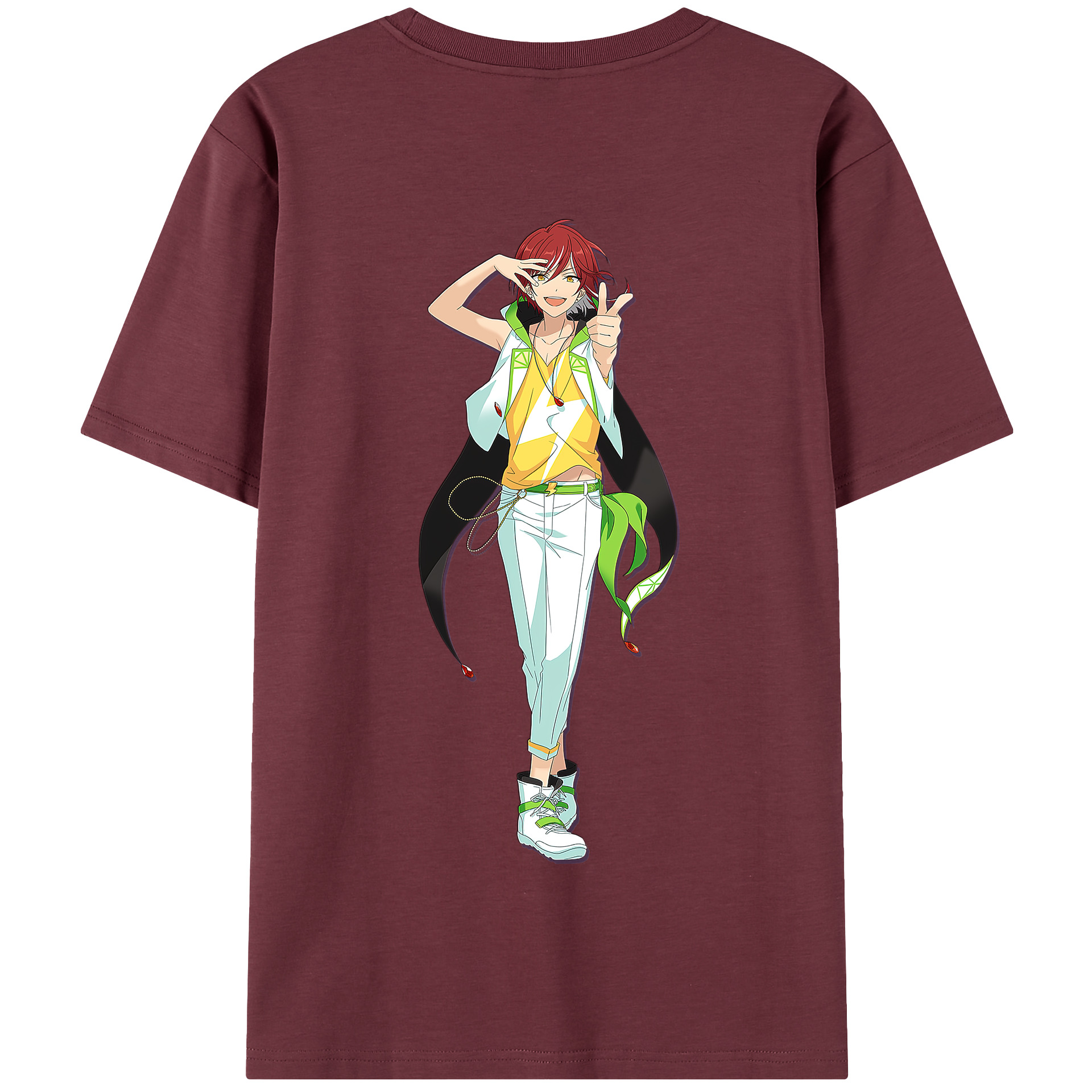 （画像用） あんさんぶるスターズ! Ensemble Stars 綿100％半袖Tシャツ（背面プリント）